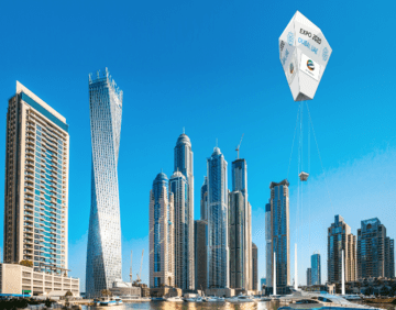 Netherlands: “Diamond Balloon“ Concept Connects Tourist Attraction with Striking Advertisement Platform