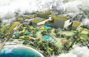 Deutschland: Architektur-Konzept von geising + böker überzeugt für Neubau des Frankfurter Rebstockbads 