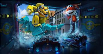 China/Germany: New “Super Wings“ Theme Area at OCT Happy Valley Chongqing Gets Three FUNRIDE Units as Main Attraction