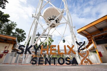 Singapur: SkyHelix – Sentosa Island um neues „Aerobar“-Höhenflug-Erlebnis ergänzt