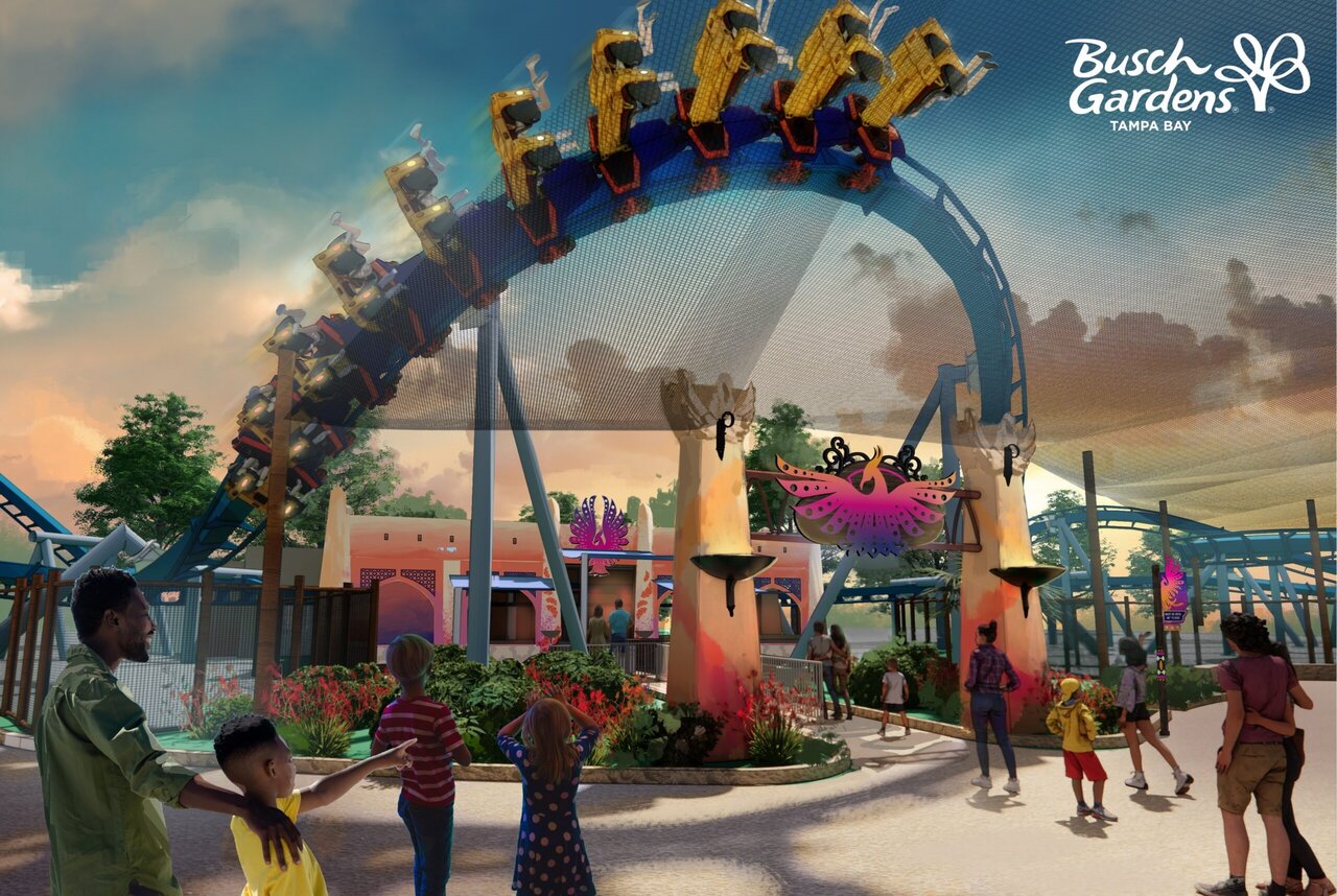 Busch Gardens Tampa Bay Gets New Suspended Coaster in 2024