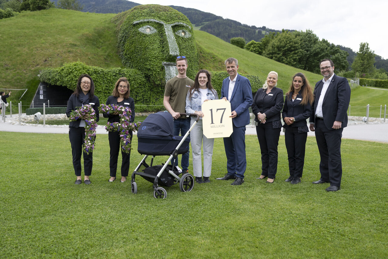 17 Millionen Gäste in Swarovski Kristallwelten