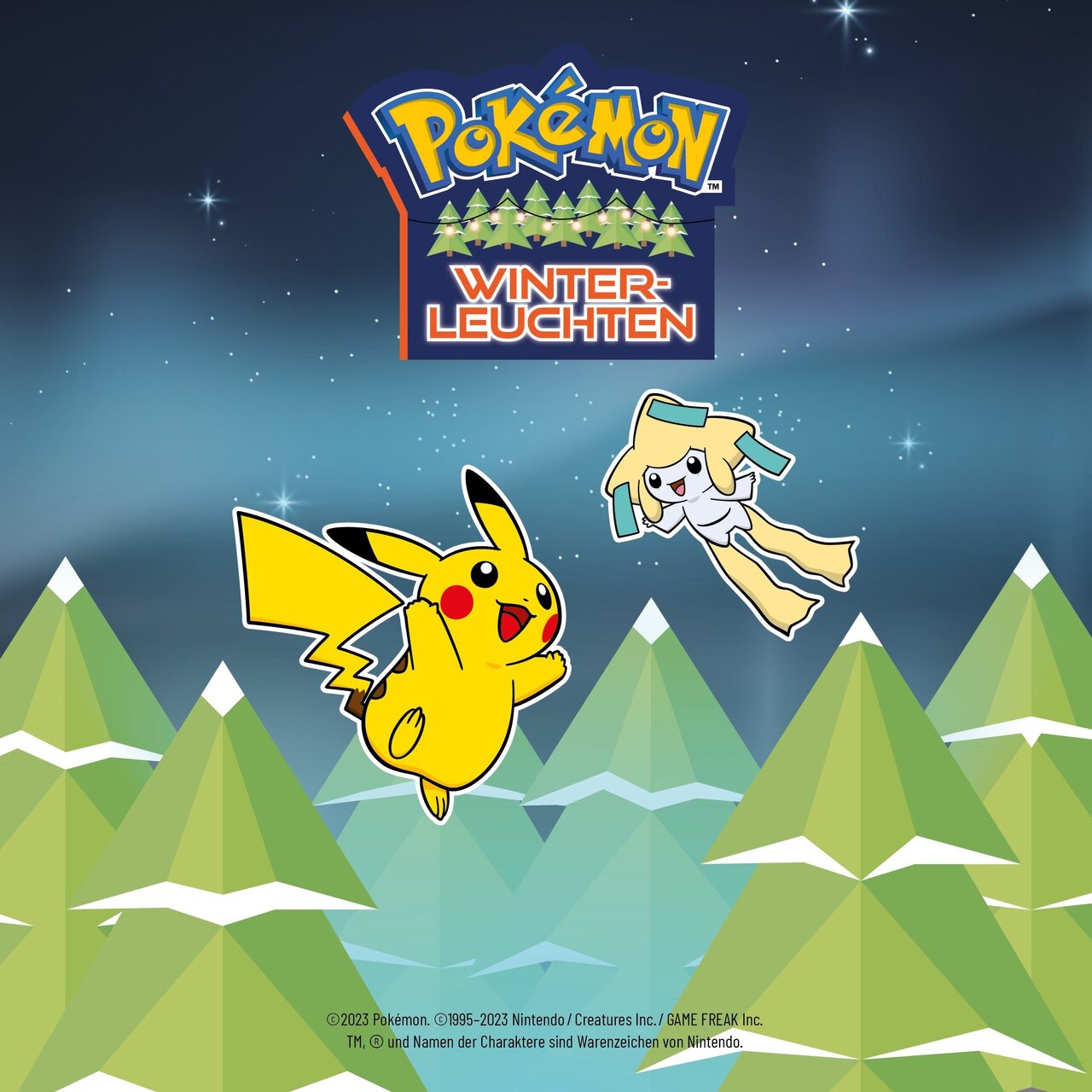 Pokémon Winter Lights in Westfalenpark Dortmund