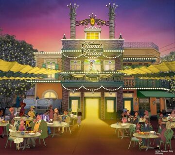 Neues Restaurant: Tiana‘s Palace eröffnet bald im Disneyland Anaheim 