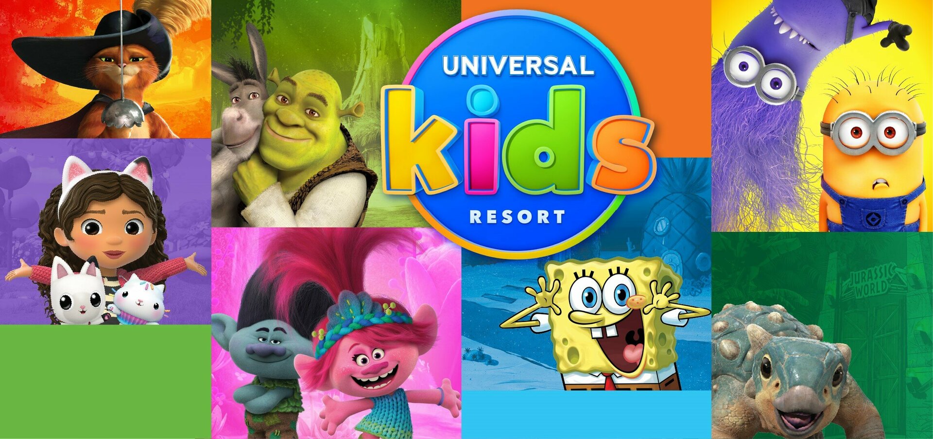 Kids Ip Universal Kids Resort Presents IP Characters Moving in Themed Areas ...