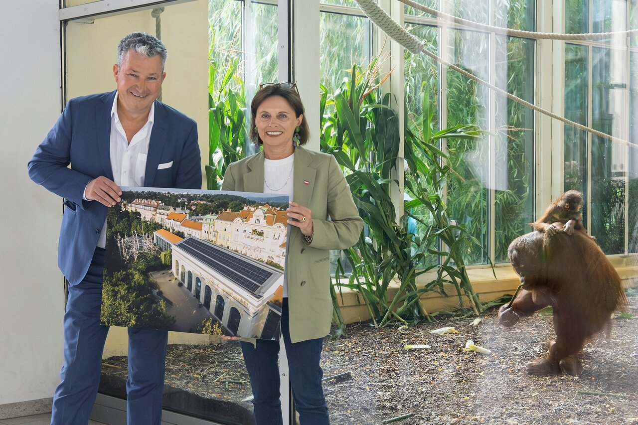 Tiergarten Schönbrunn mit neuer Photovoltaikanlage