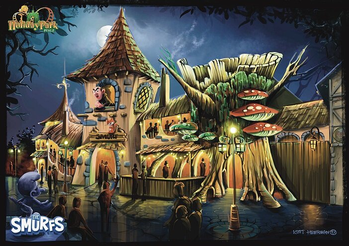 Germany: Holiday Park Announces New Dark Ride Based on the TV Series “The Smurfs“