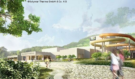 Bad Mergentheim/Deutschland: Probebetrieb in der Solymar Therme gestartet
