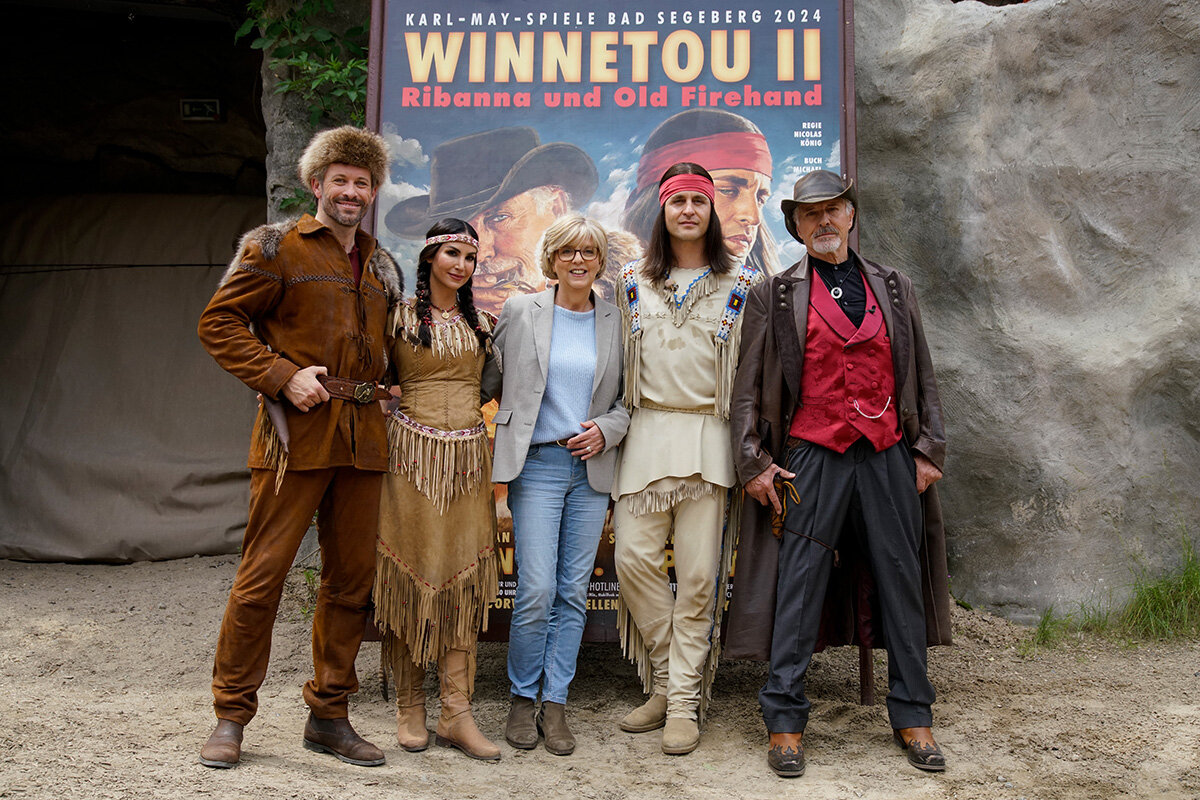 „Winnetou II – Ribanna und Old Firehand“ feiert Premiere in Bad Segeberg