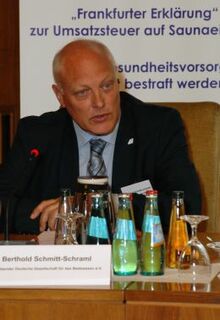 Germany: Berthold Schmitt Re-Elected as Chairman of German Bathing Association DGfdB