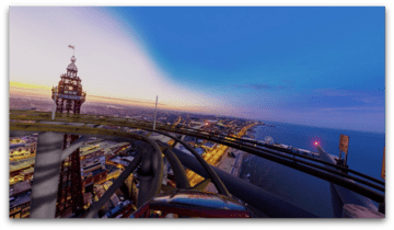 UK: Blackpool Tower bietet Besuchern neues VR-Achterbahn-Erlebnis  
