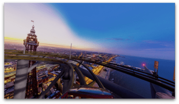 UK: Blackpool Tower bietet Besuchern neues VR-Achterbahn-Erlebnis