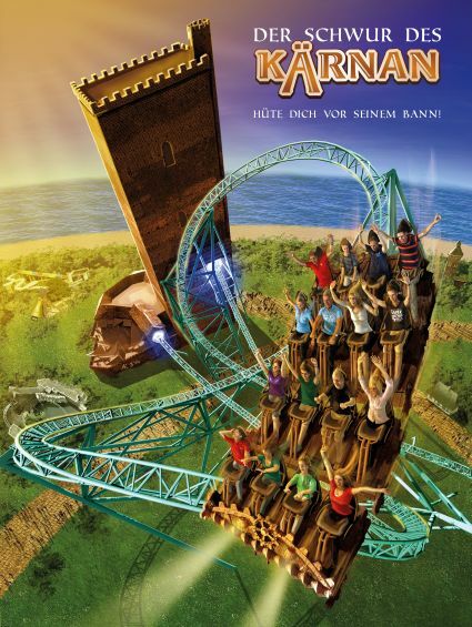 Germany: “The Oath of Kärnan” Rollercoaster Open for Visitors