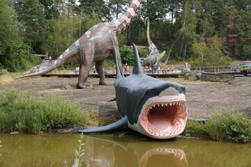 Deutschland: Neues Hai-Modell im Dinosaurier-Park Münchenhagen