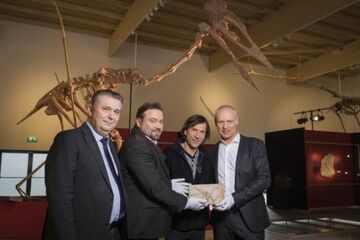 Deutschland: Dinosaurier Museum Altmühltal präsentiert bislang größtes Flugsaurierskelett