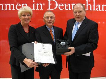 Ehrenpreis 2012 des Tourismusausschusses des Bundestages geht an Klaus-Michael Machens 