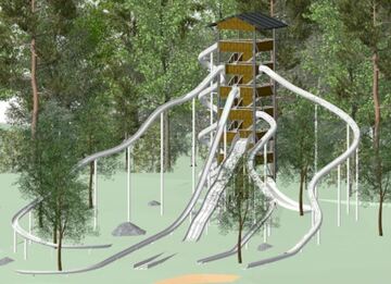 Germany: Wild & Freizeitpark Allensbach Receives New Adventure Slide Tower