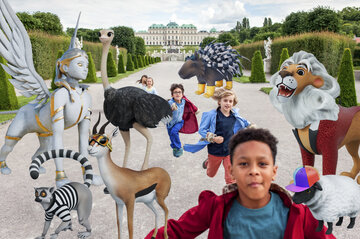 Wien: Schlossgarten Belvedere spielerisch durch AR entdecken 