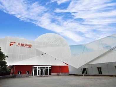 China: Neues Flying Theater „FLYOVER China“ im Shijingshan Amusement Park eröffnet