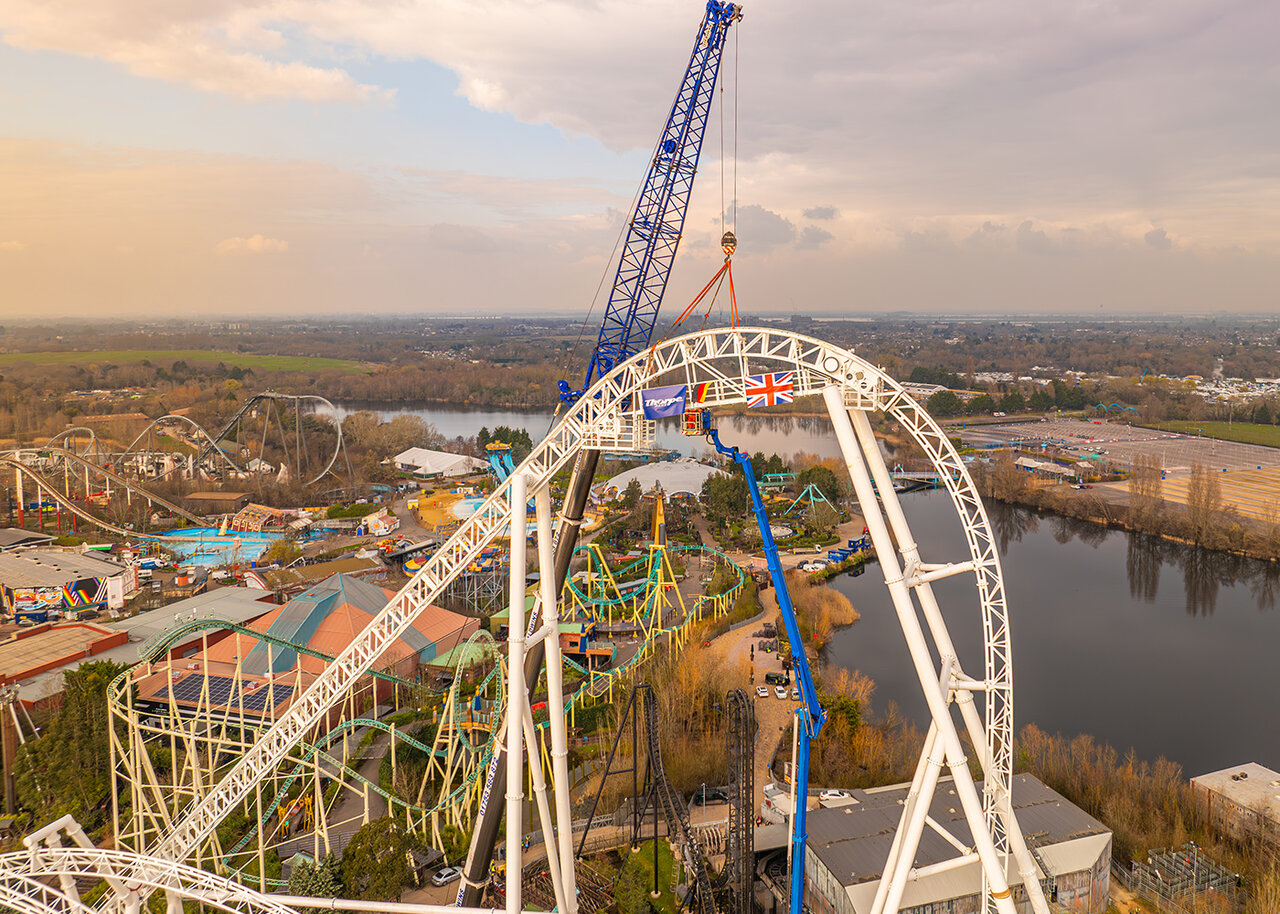 Hyperia s Coaster Track Completed News EuroAmusement Professional hyperia-s-coaster-track-completed-news-euroamusement-professional