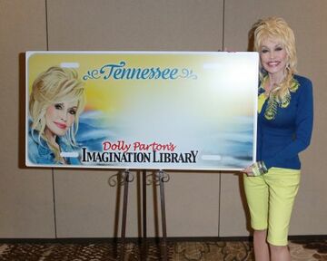 USA: Tennessee Honors ”Imagination Library“ on Special License Plate
