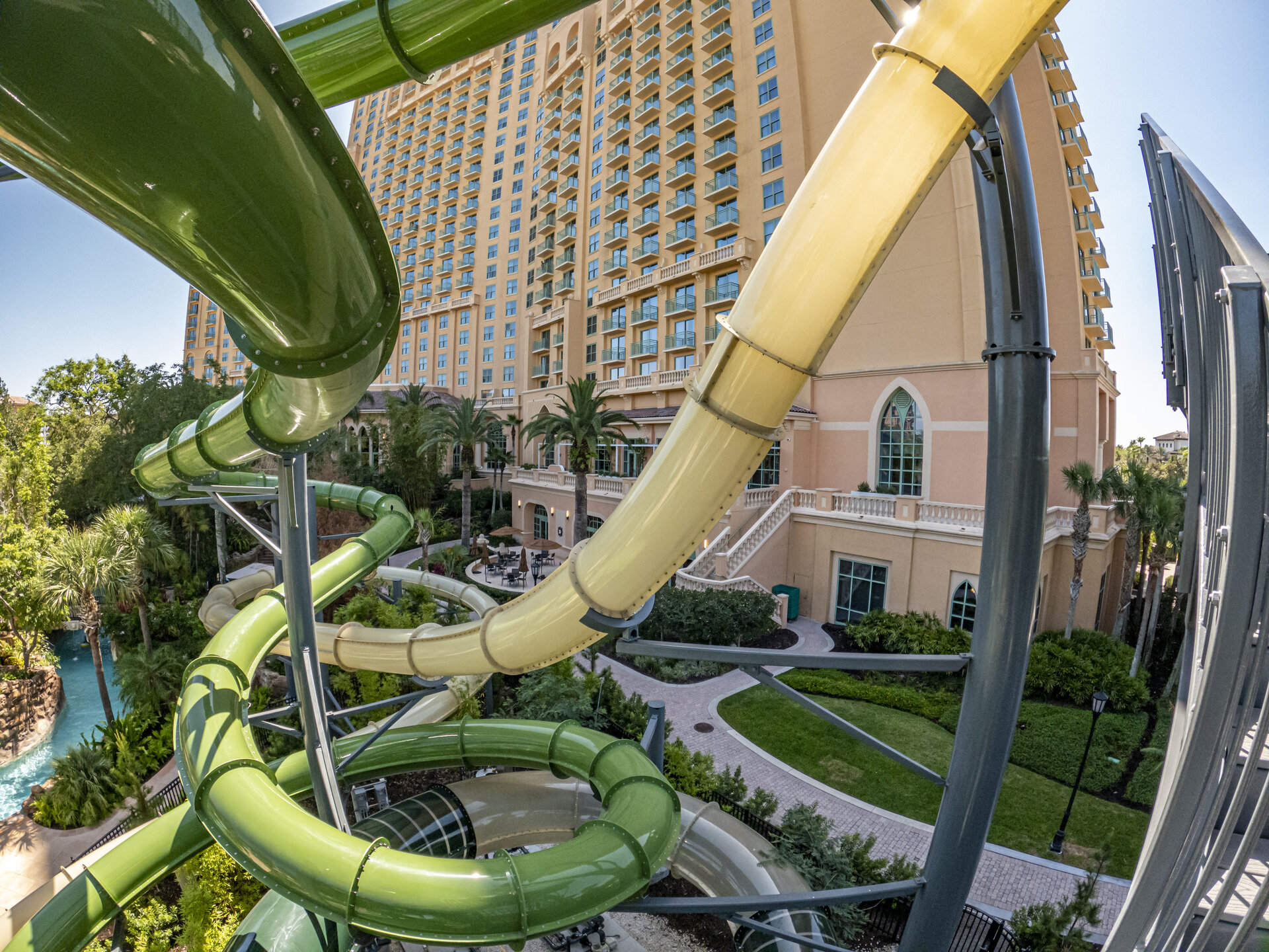 New Waterslide Tower At JW Marriott Orlando News EuroAmusement New waterslide tower at jw marriott orlando news euroamusement