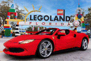 Original-großer Lego-Ferrari im Legoland Florida 