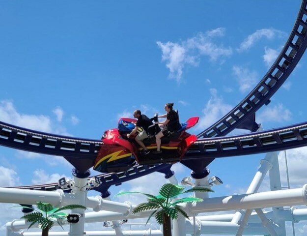 USA: Mardi Gras Sets Sail Including BOLT Coaster