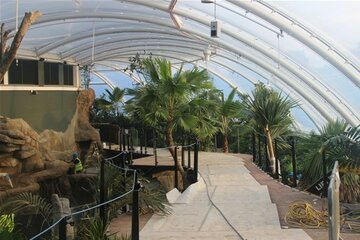 UK: Neues Tropenhaus im Marwell Zoo eröffnet vor Ostern