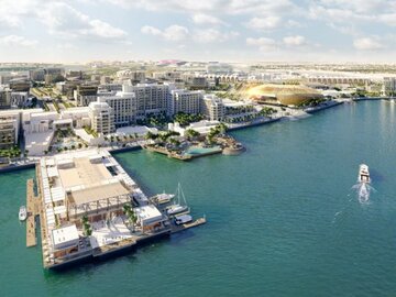 Abu Dhabi: Neues Areal „Yas Bay“ auf Yas Island nimmt Formen an