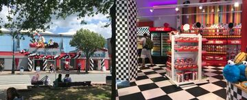 Deutschland: Movie Park Germany eröffnet neugestalteten Candy-Shop im American Diner-Stil