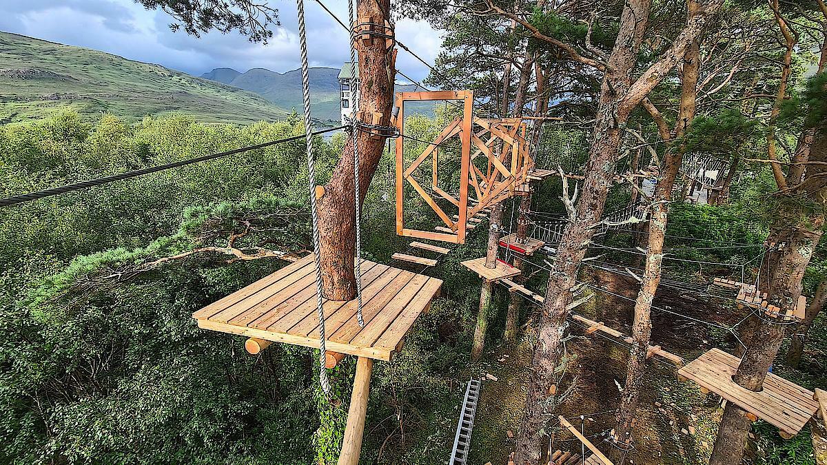 High Ropes Killary New Forest Rope Park at Killary Fjord in Ireland - News - EuroAmusement ...