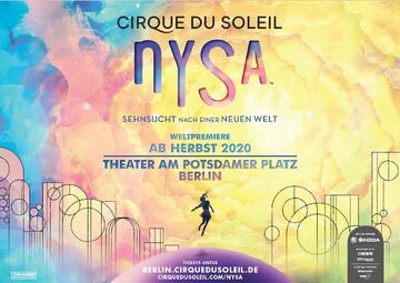 Deutschland: Nysa – Erste permanente Cirque du Soleil-Show Europas kommt 2020 nach Berlin
