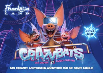 Deutschland: „Crazy Bats“ – Phantasialand eröffnet neue VR-Achterbahn für die ganze Familie 