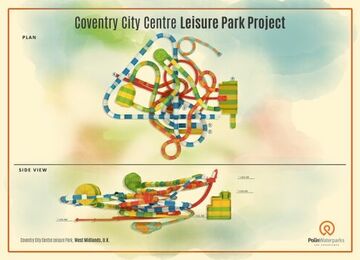 England: Neuer Indoor-Wasserpark in Coventry nimmt Gestalt an