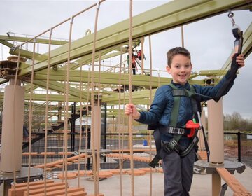 UK: Kletterspaß im Puxton Park – Sky Trail®-Hochseilgarten eröffnet