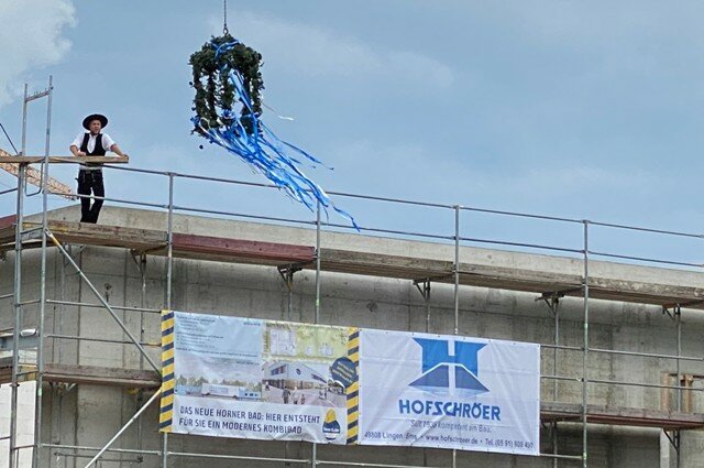 Deutschland: Horner Bad feiert Richtfest