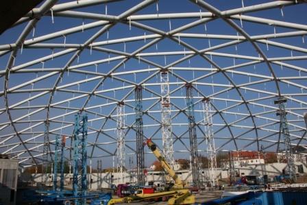 Topping-Out Ceremony for the Tropical Hall Gondwana at Zoo Leipzig