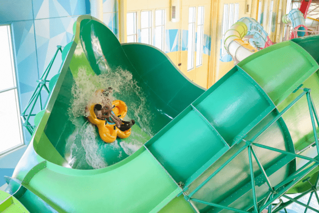 The largest indoor water park in Oklahoma
