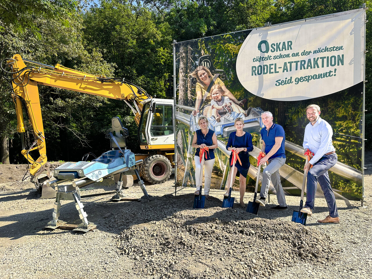 Spatenstich für Alpine Coaster in Oskarshausen