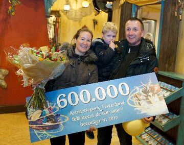 The Netherlands: Toverland Welcomes 600,000th Visitor