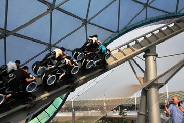 USA: Construction of New “Tron“ Coaster in Disney Magic Kingdom Proceeds at Full Capacity 