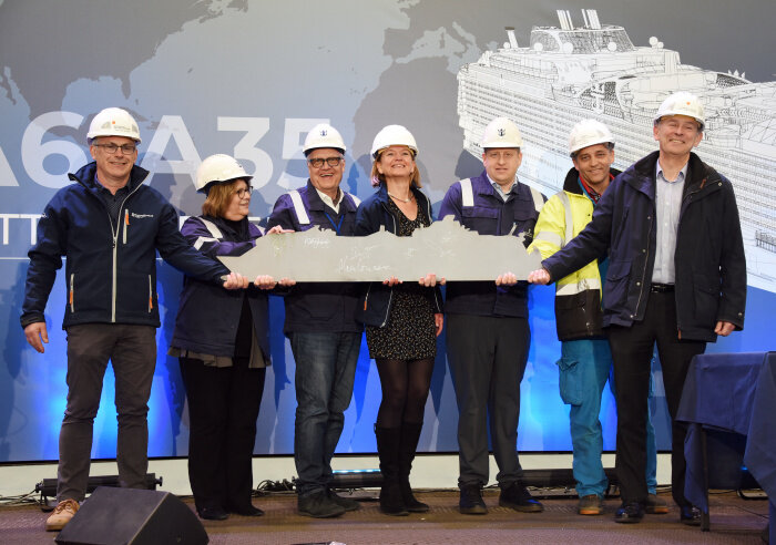 France: Utopia of the Seas – Construction of New Royal Caribbean Ship Started in Saint-Nazaire
