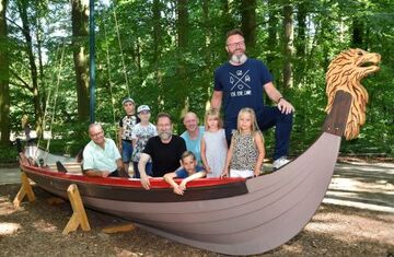 Germany: Zoo Rostock Opens Viking Boat for Forest Playground