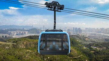 China/France: Poma Supplies Tri-Cable Detachable Grip Aerial Tramway for Chimelong Ocean Kingdom Zhuhai