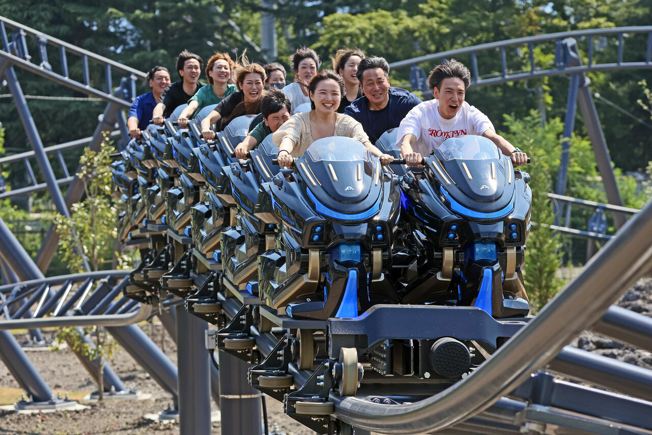 LSM Launch Motorbike Coaster Opens at Fuji-Q Highland