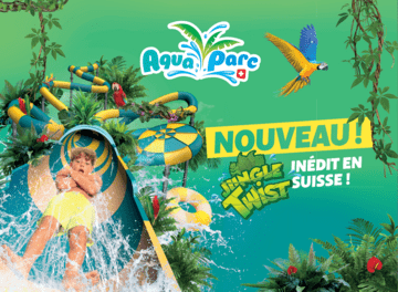 Neue Rutsche „Jungle Twist“ in Aquaparc Le Bouveret eröffnet